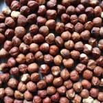 Roasted hazelnuts