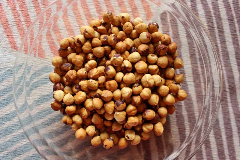 Roasted hazelnuts