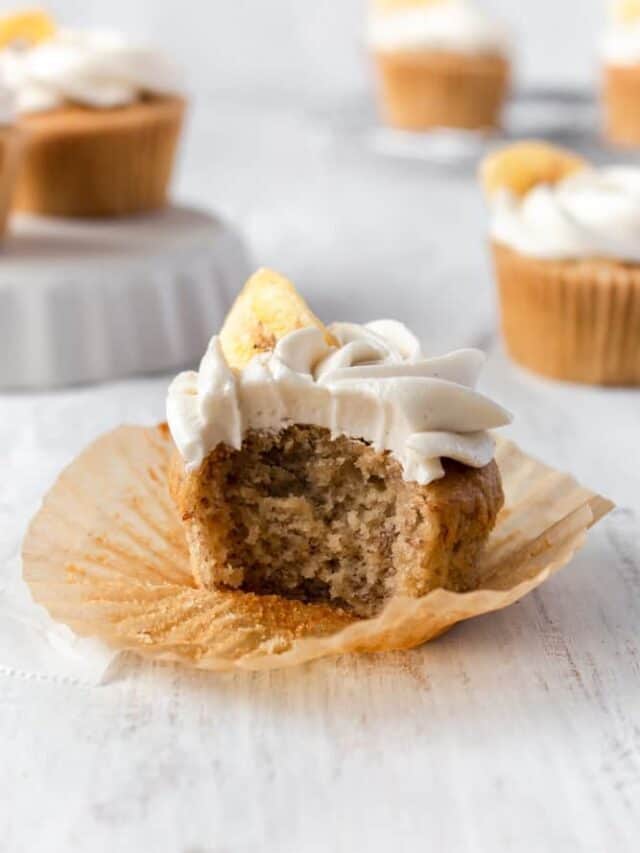 Vegan Banana Cupcakes