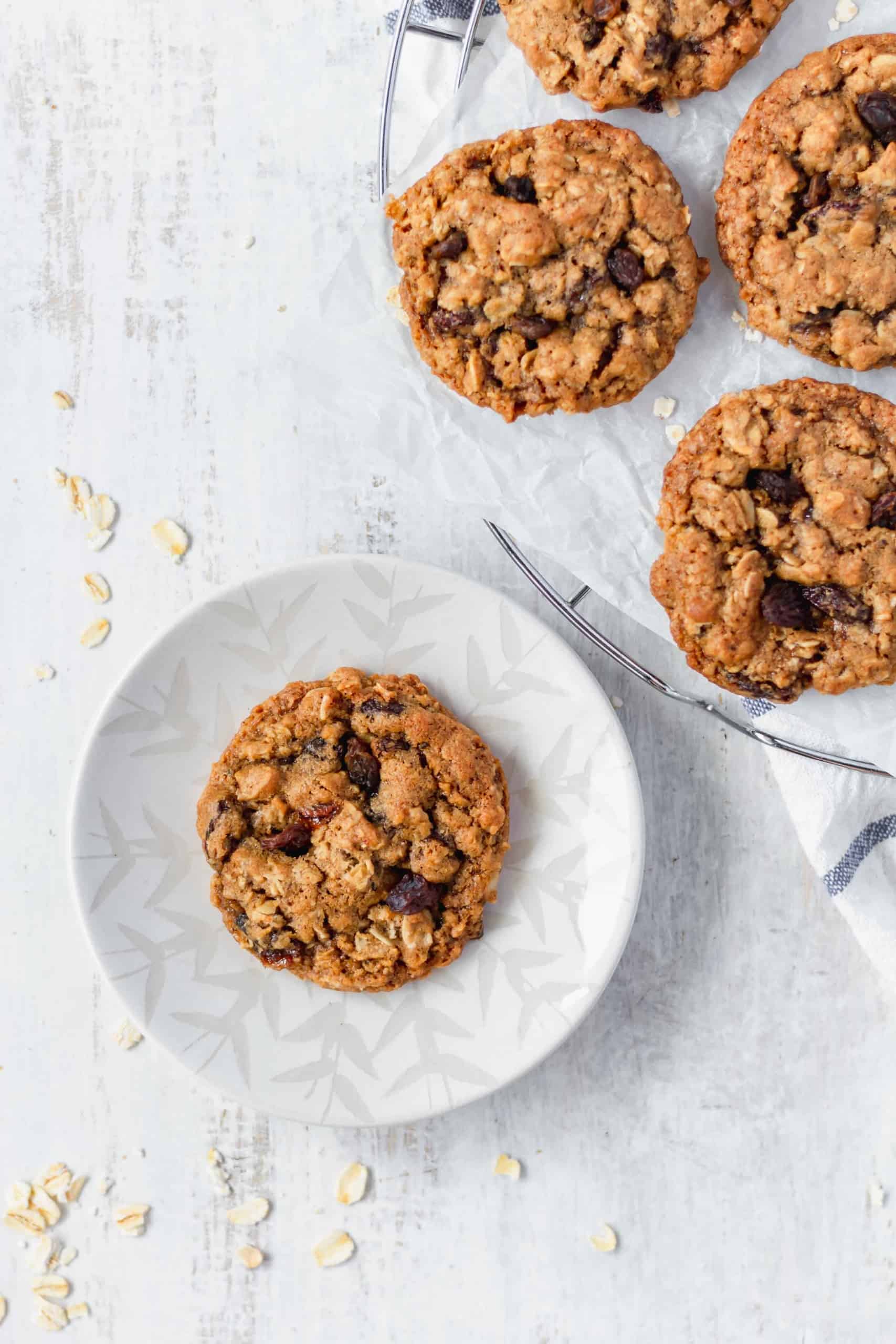 Soft baked oatmeal cookies