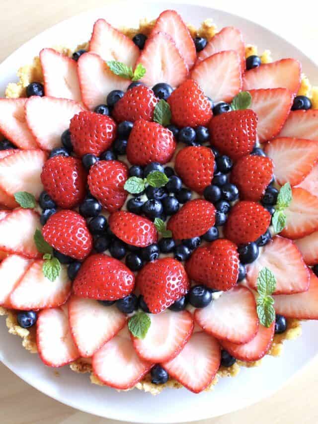 Strawberry Blueberry Tart
