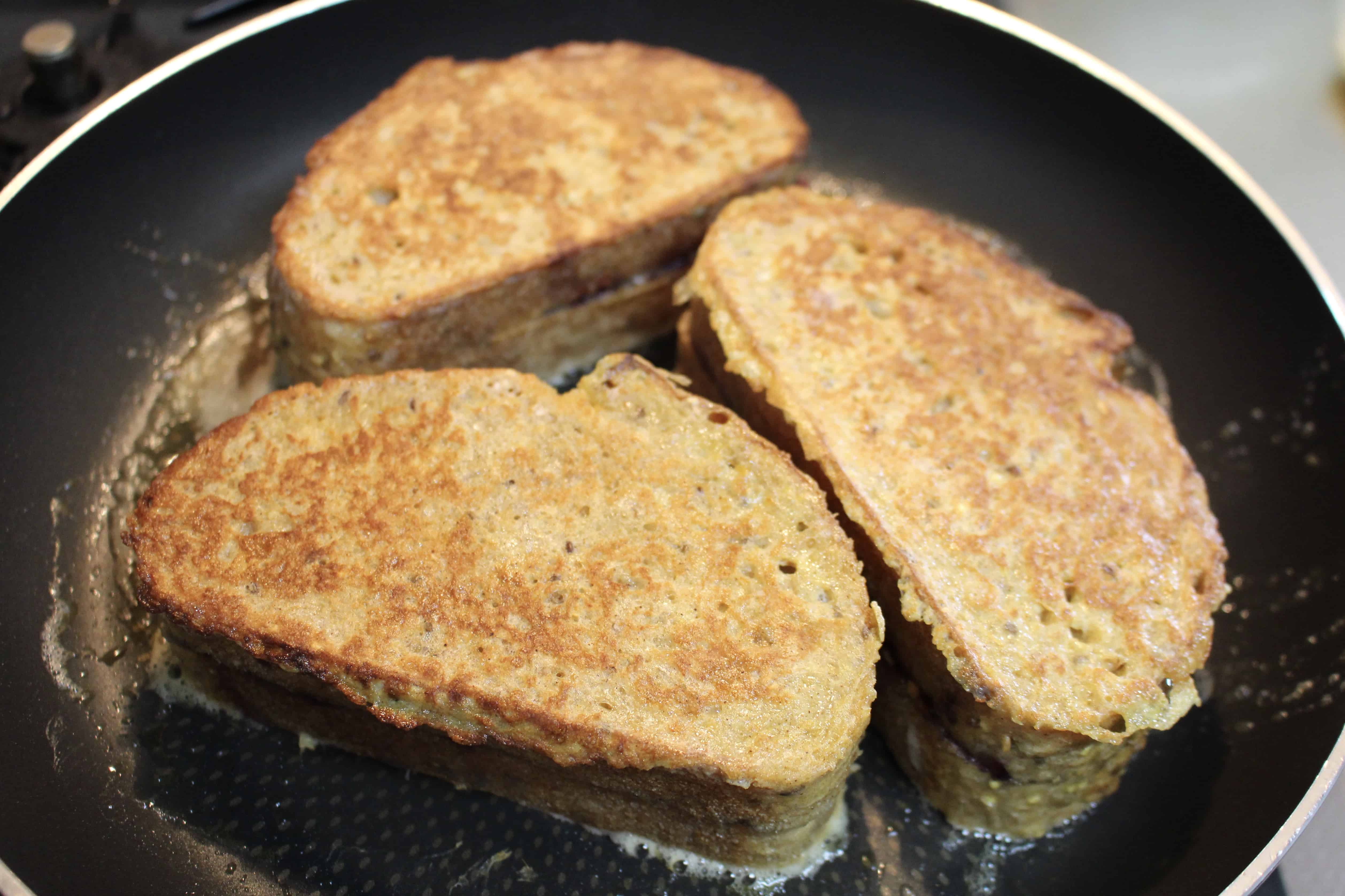 Peanut Butter and Jelly Stuffed French Toast