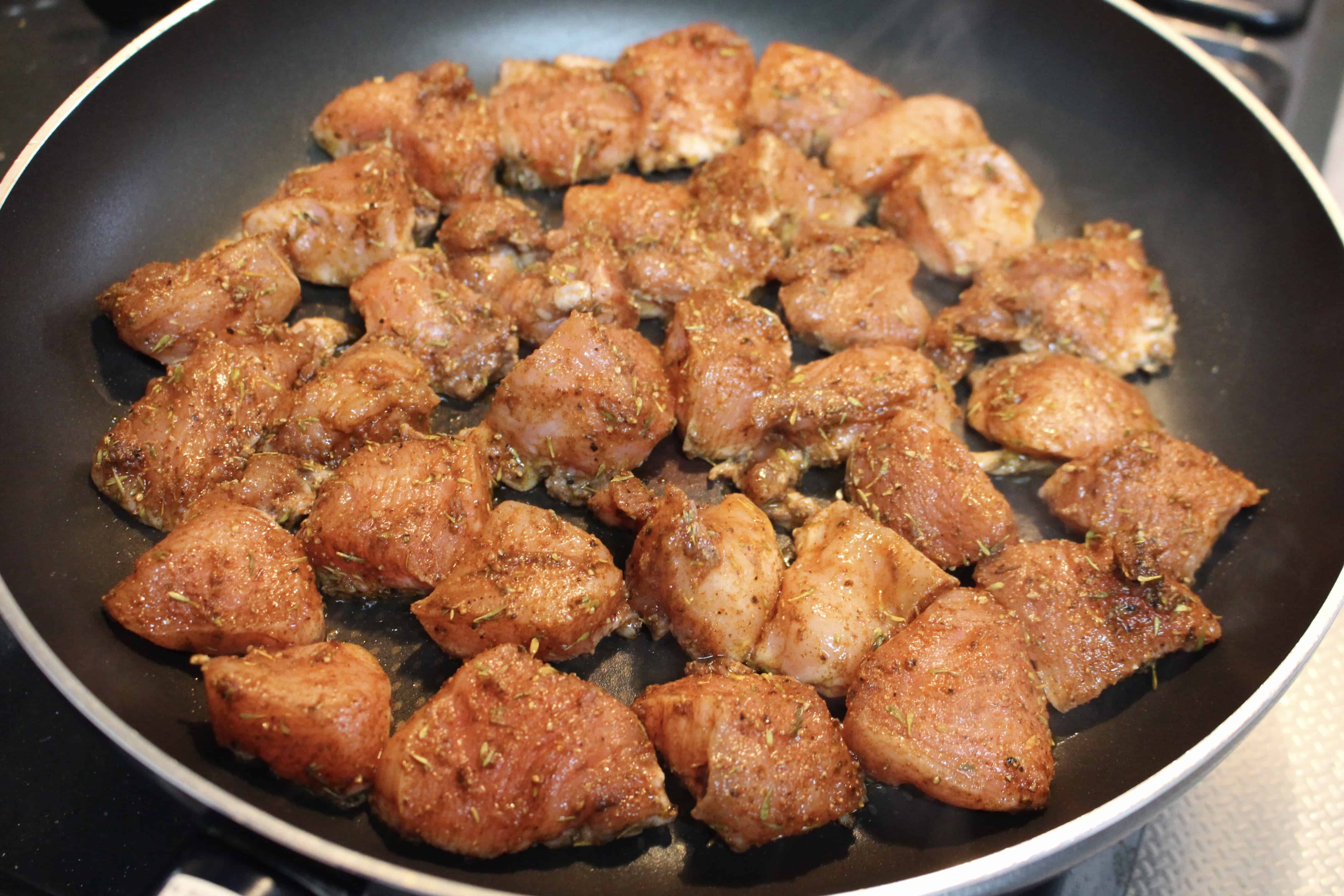 Chickpea Curry with Jerk Chicken