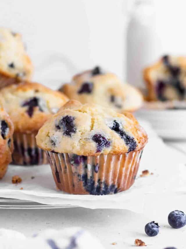 The Best Blueberry Muffins