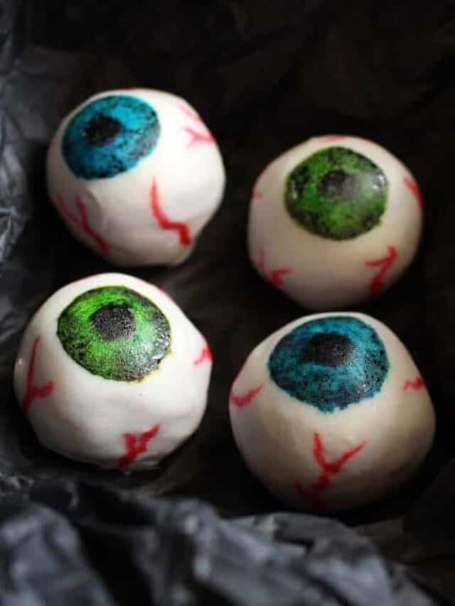 Homemade White Chocolate Eyeballs