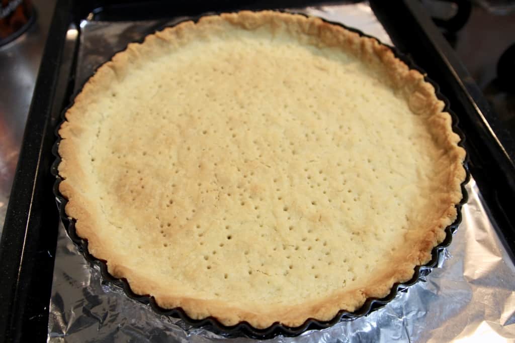 Grapefruit curd tart