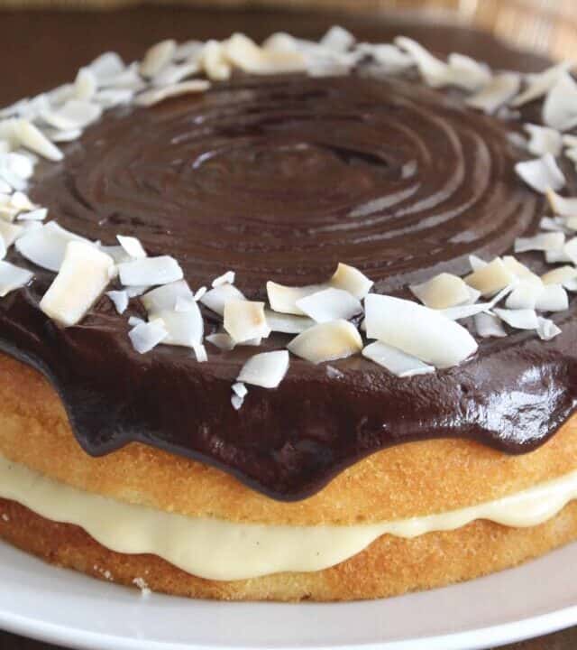 Coconut Boston Cream Pie