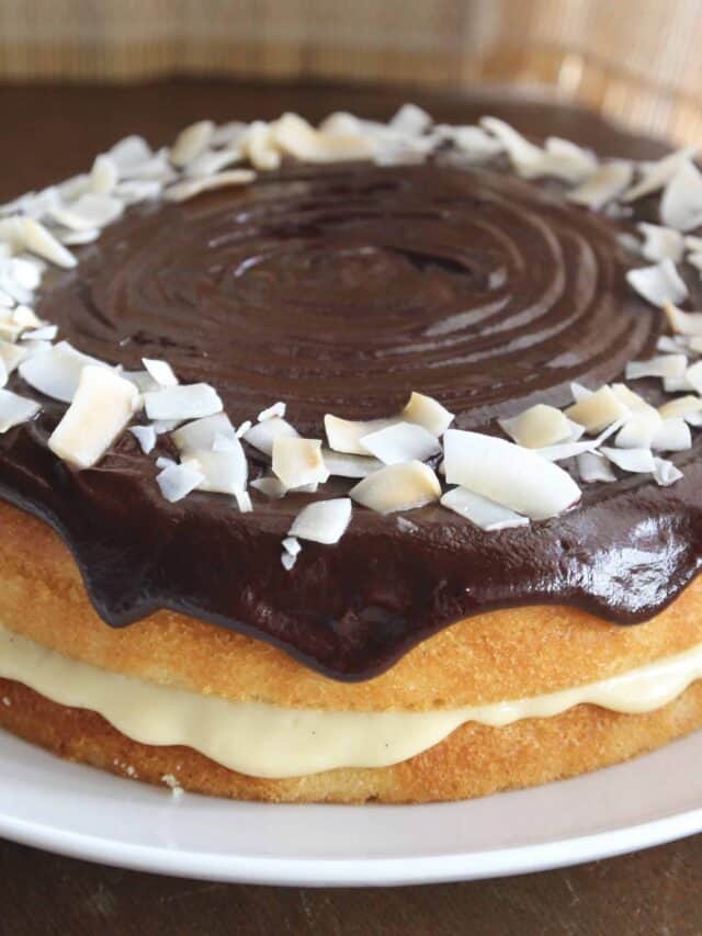 Coconut Boston Cream Pie