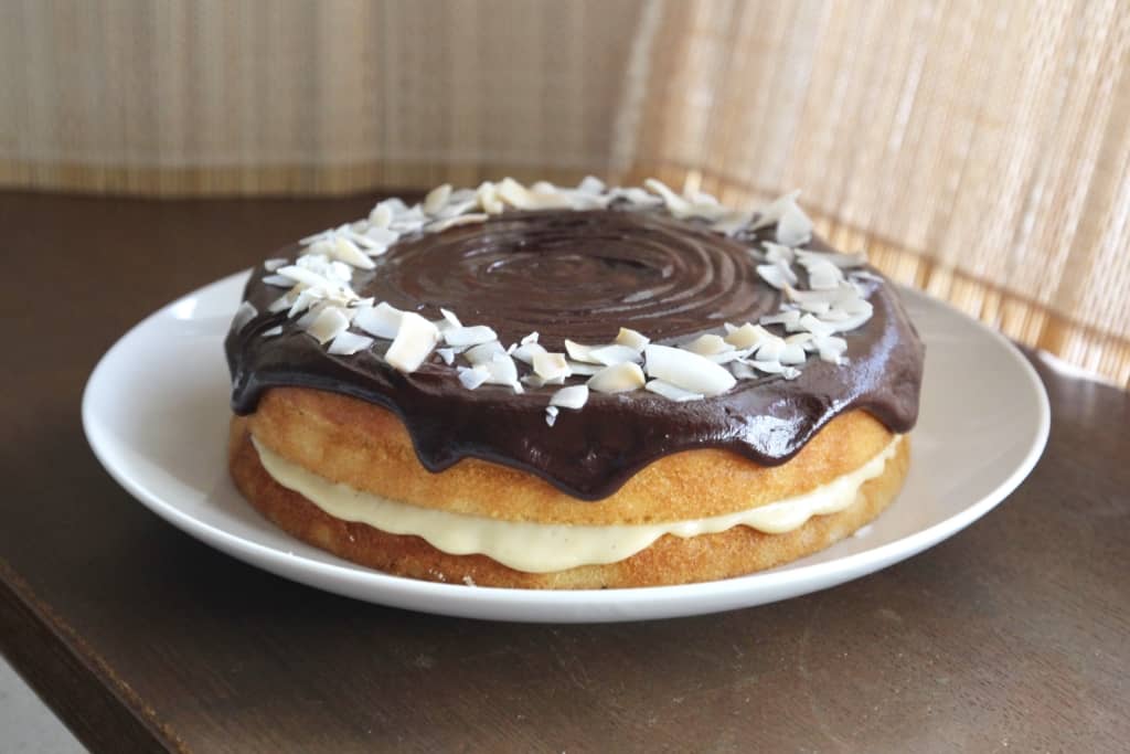 Coconut Boston Cream Pie