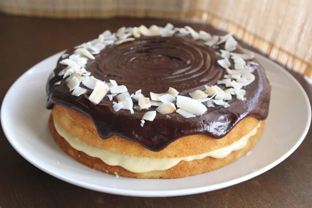 Coconut Boston Cream Pie