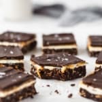 Salted caramel Nanaimo bars