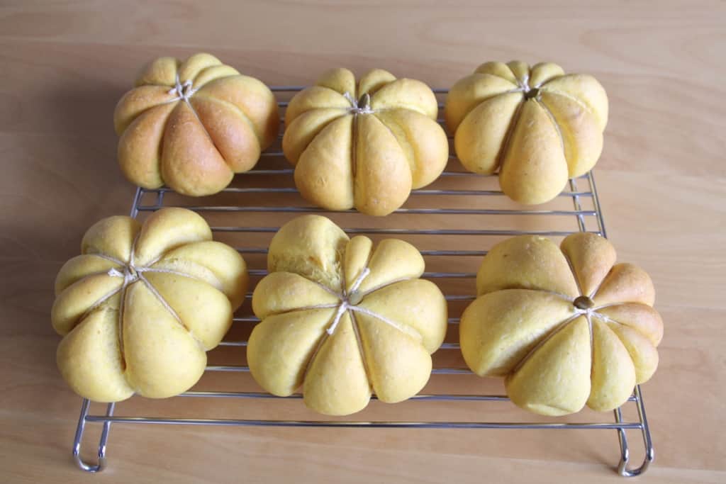 Pumpkin Buns & Shiitake BLT Sandwich