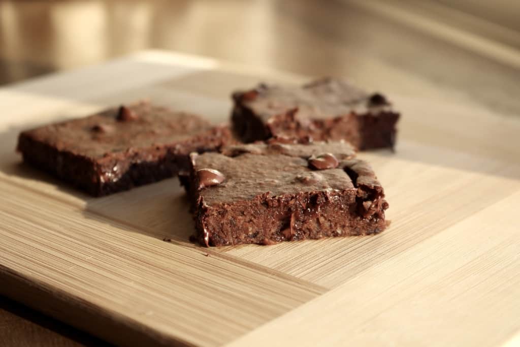 Peppermint Black Bean Brownies