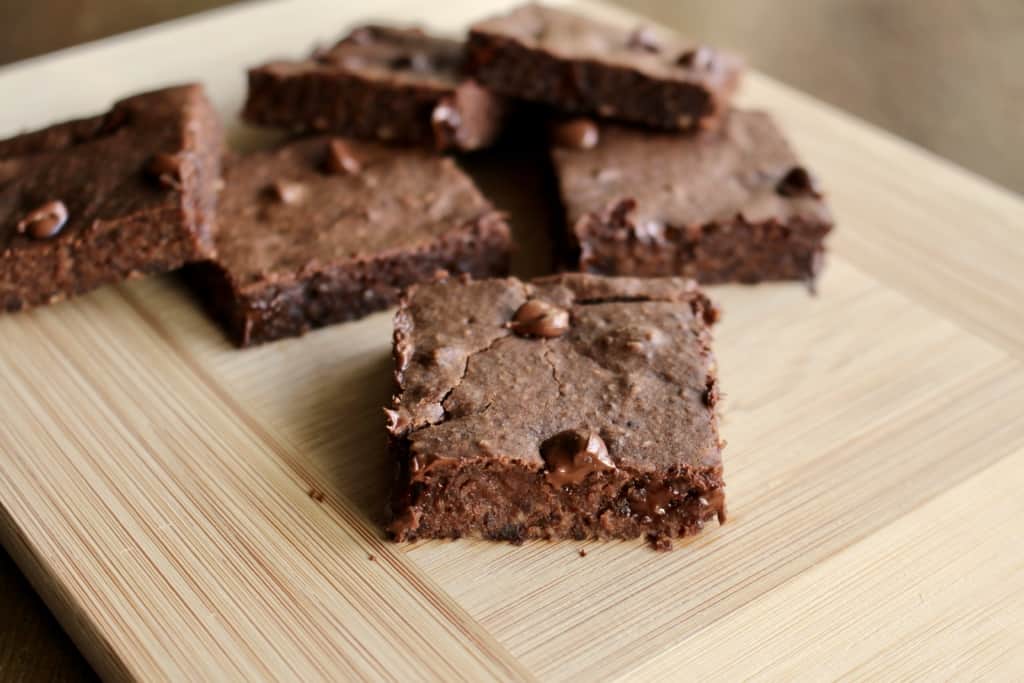 Peppermint Black Bean Brownies