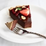 Bailey's dark chocolate tart