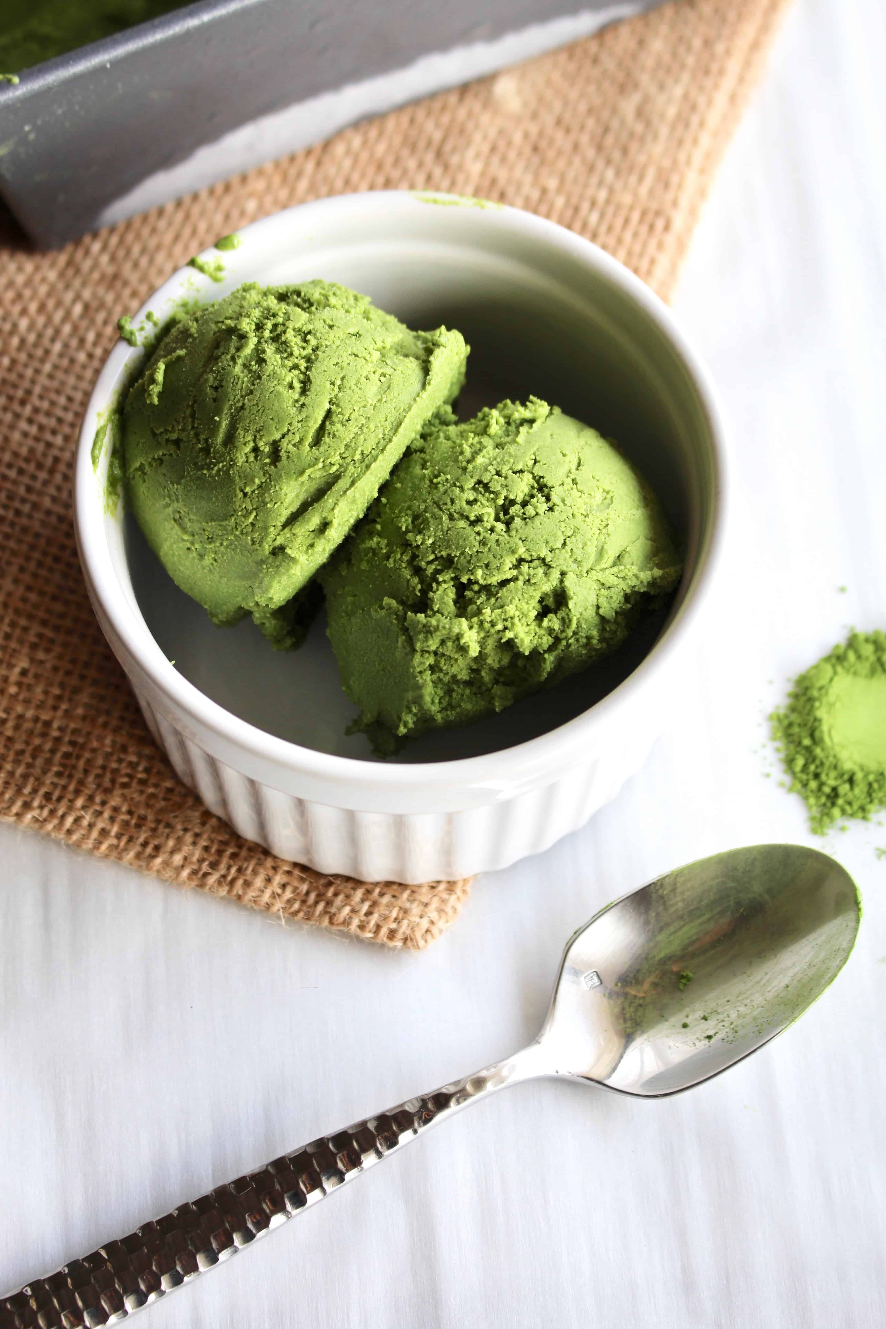 Vegan Matcha Ice Cream