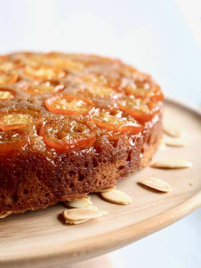 Easy Kumquat Upside Down Cake