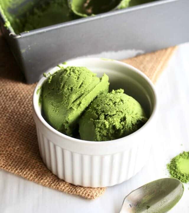 Vegan Matcha Ice Cream