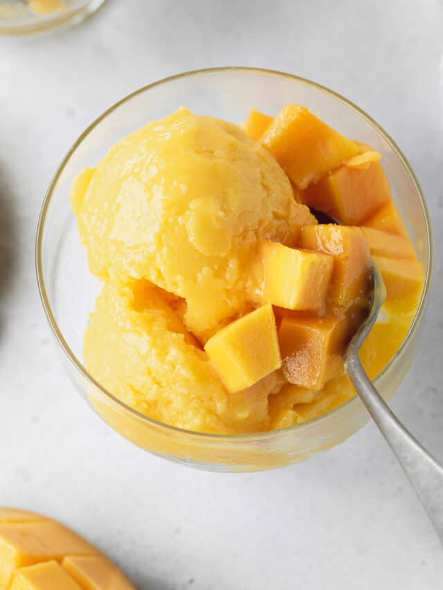 Mango Lime Sorbet
