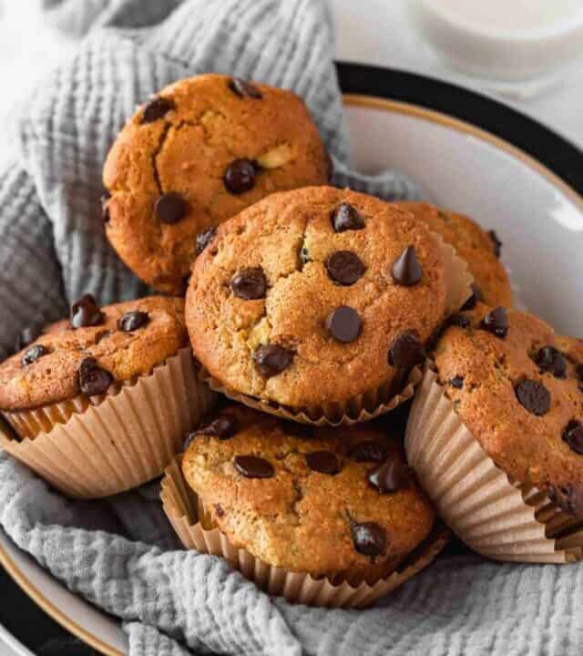 A bowl of muffins