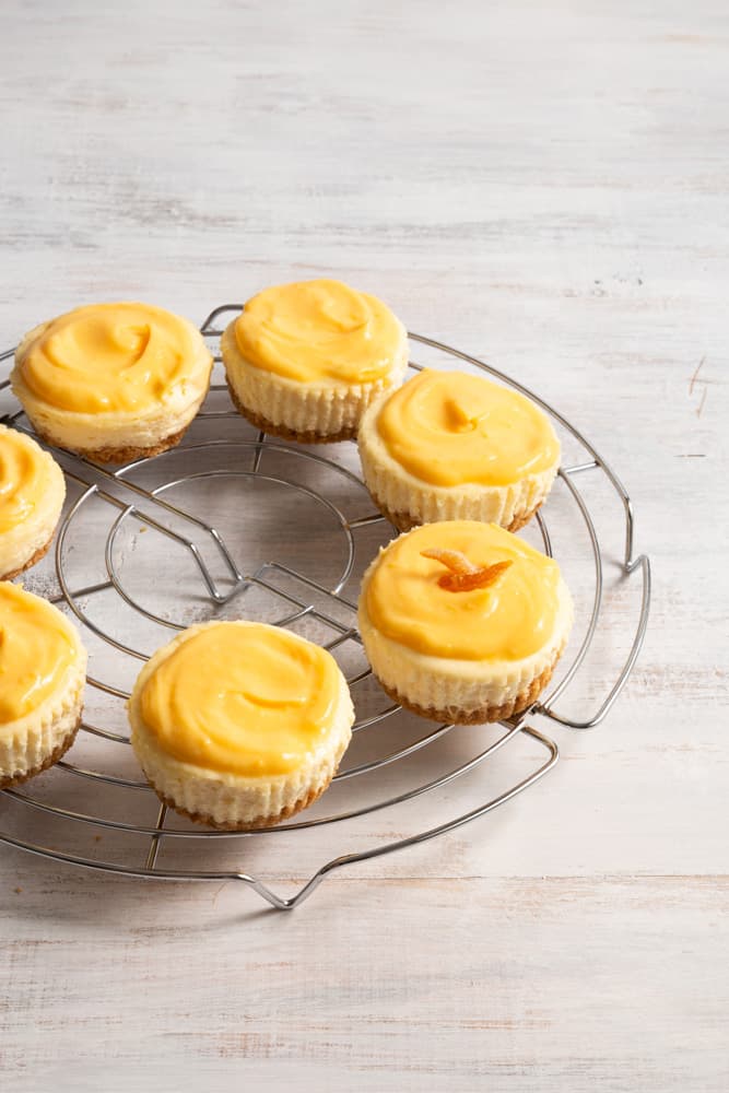 Yuzu cheesecake is my FAVORITE cheesecake! The cheesecakes are rich and creamy, which pairs perfectly with the zesty and tangy yuzu curd.