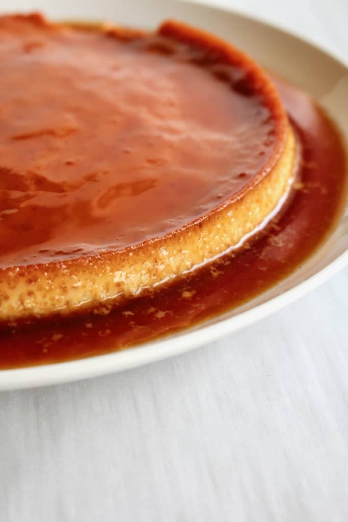 Dairy-free leche flan