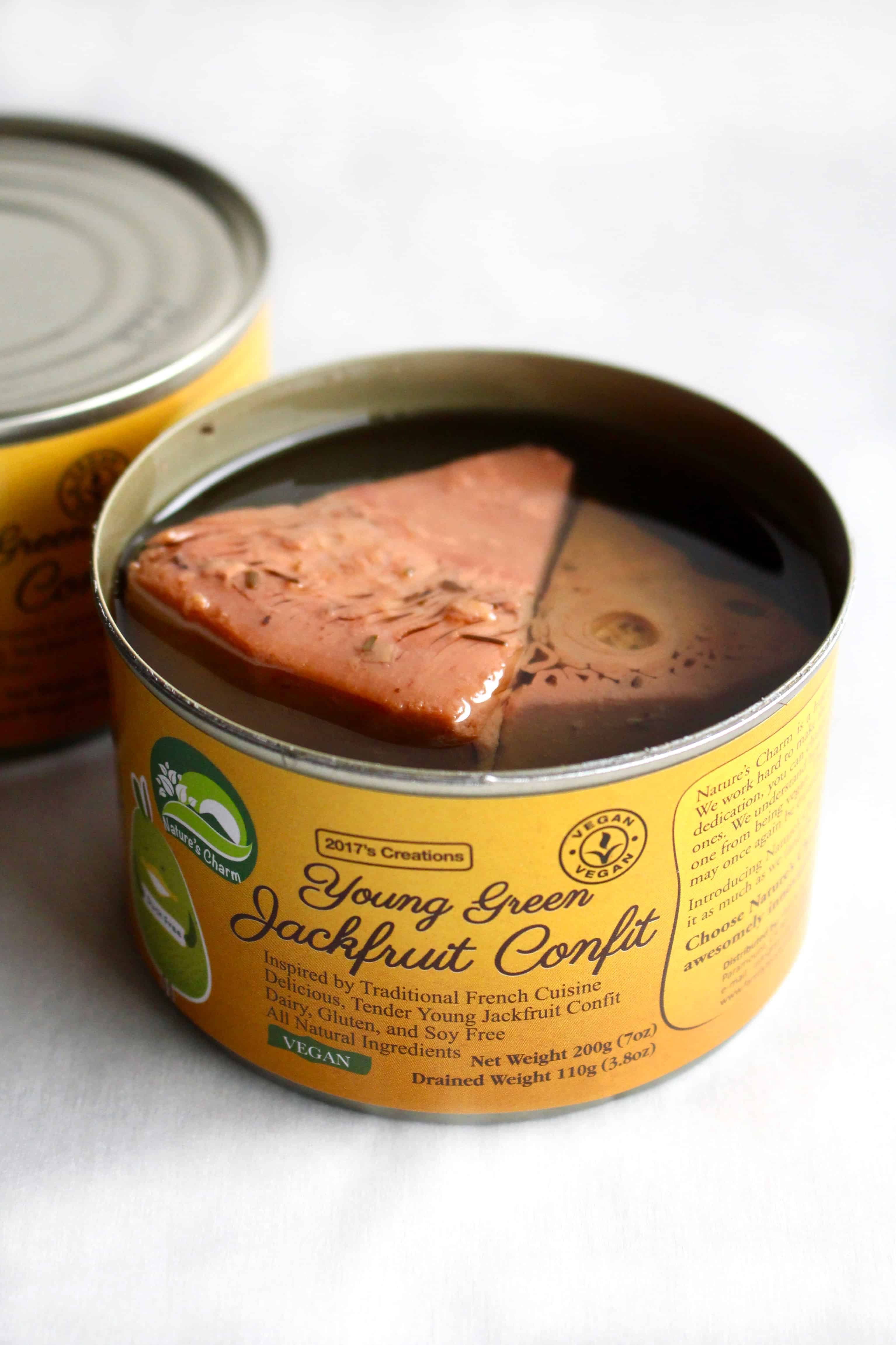 Nature's Charm jackfruit confit is an AMAZING meat substitute!