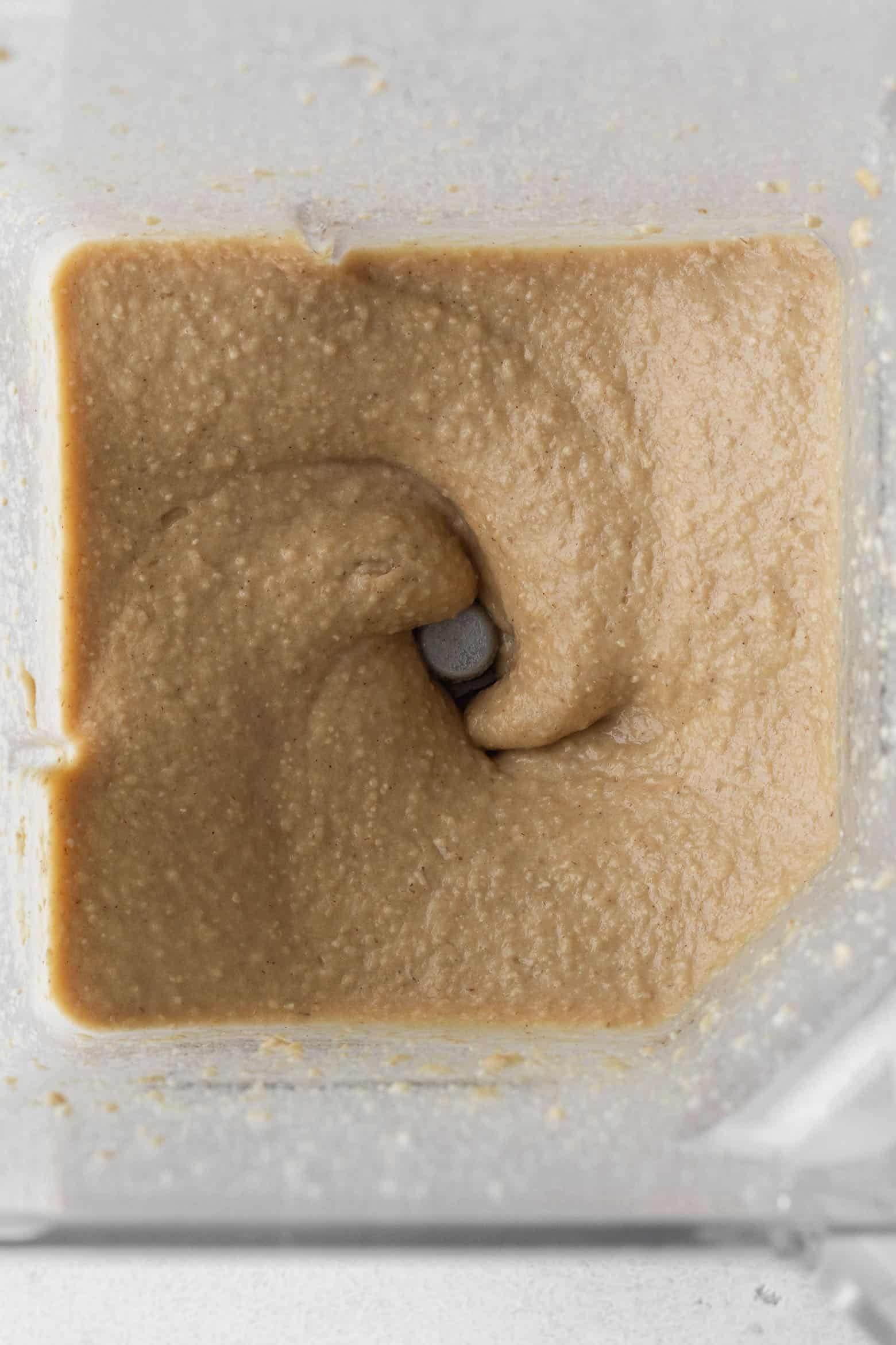 Chickpea cookie dough in a blender