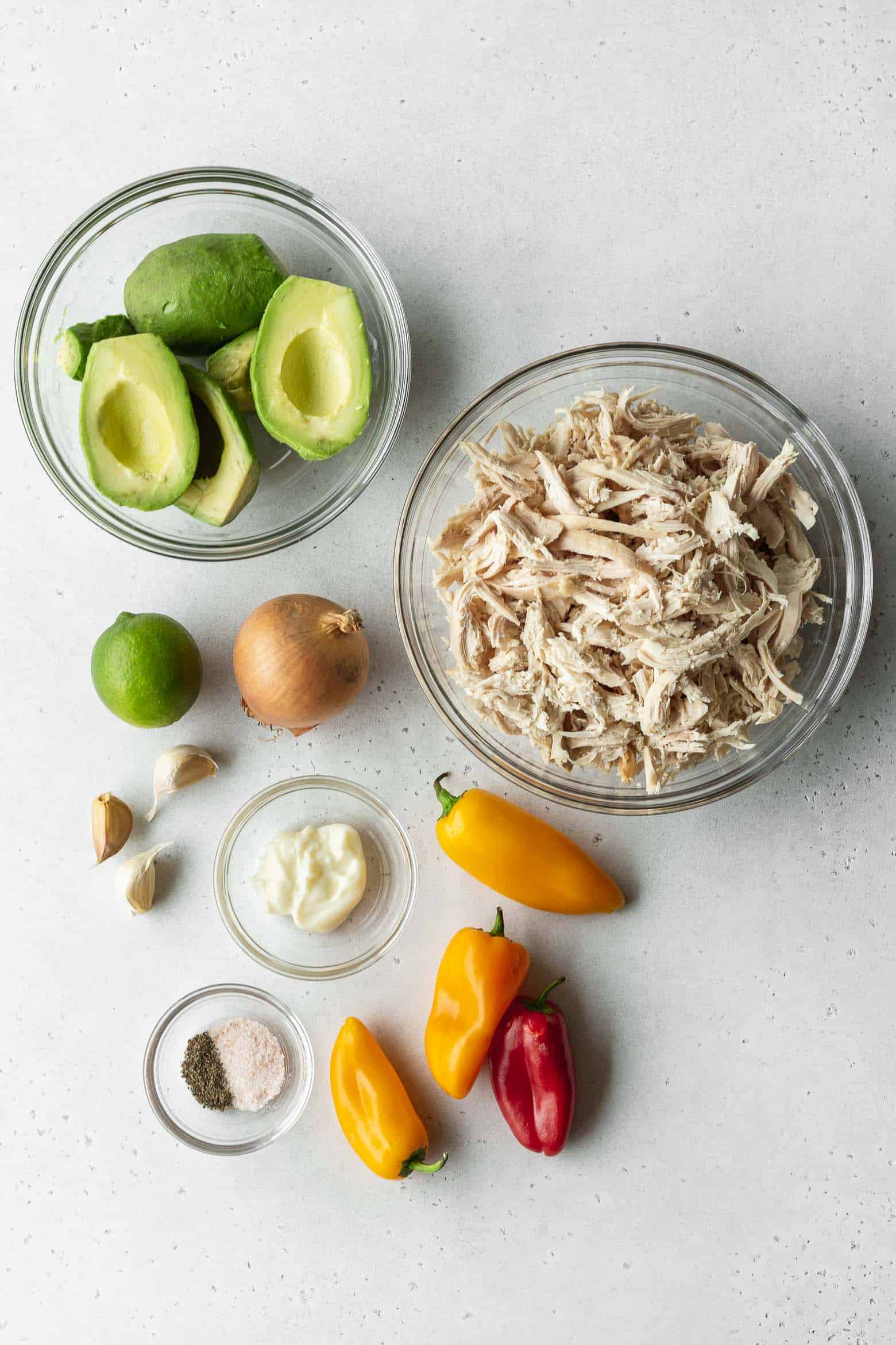 Chicken avocado filling ingredients
