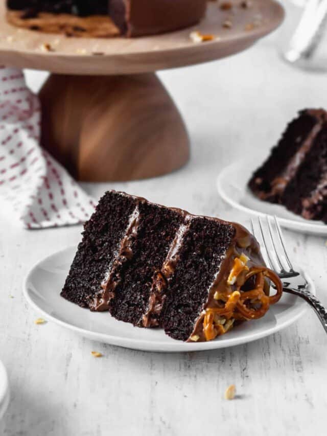 Peanut Pretzel Chocolate Cake