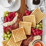 Gluten-free waffle board for two