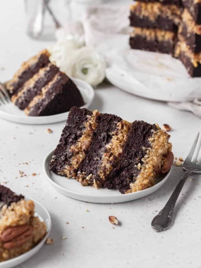 3 Layer German Chocolate Cake