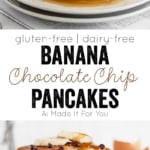 Gluten-free banana pancakes