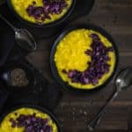 Three plates of khichdi