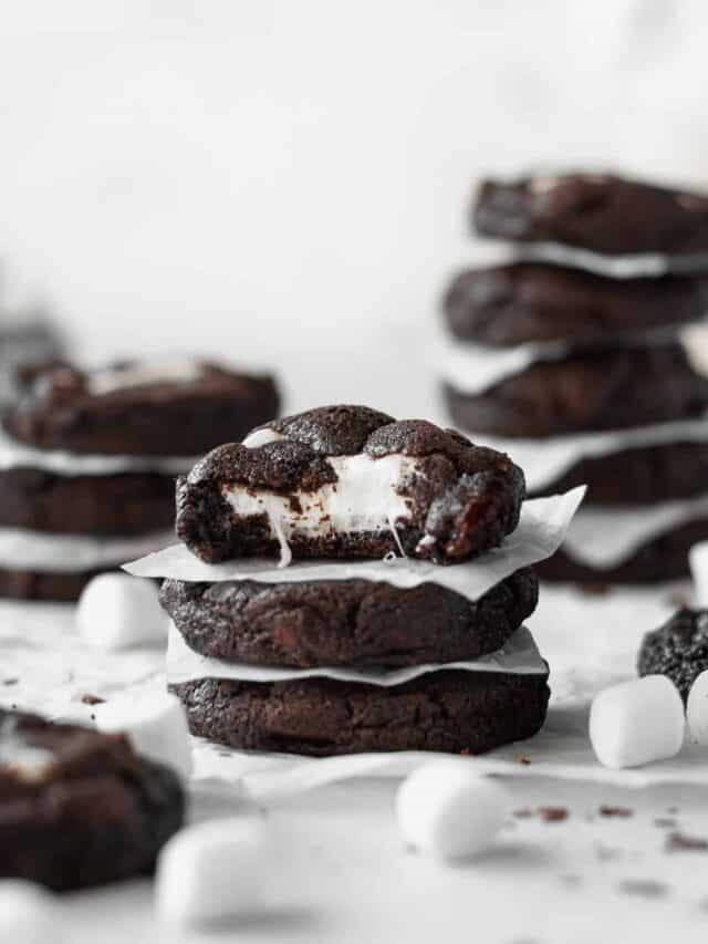 Chocolate Marshmallow Cookies