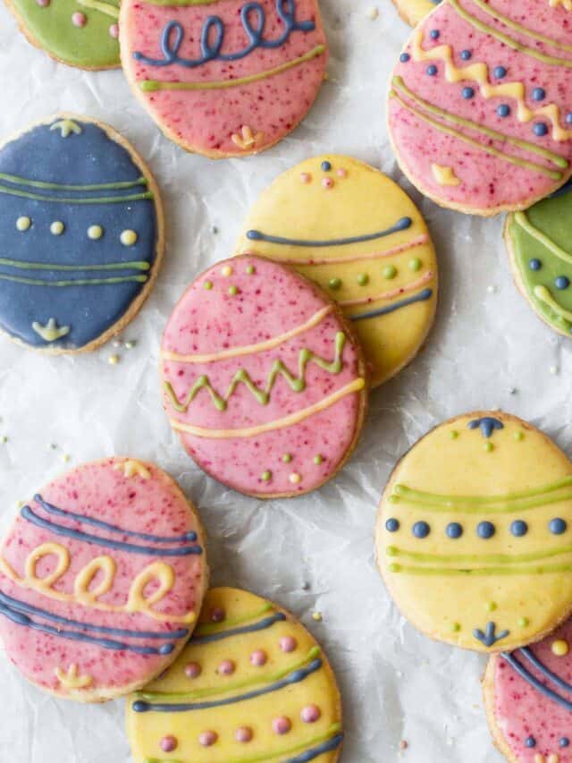 Easter Egg Sugar Cookies (Vegan)