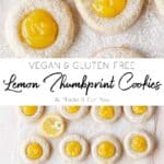 Lemon thumbprint cookies