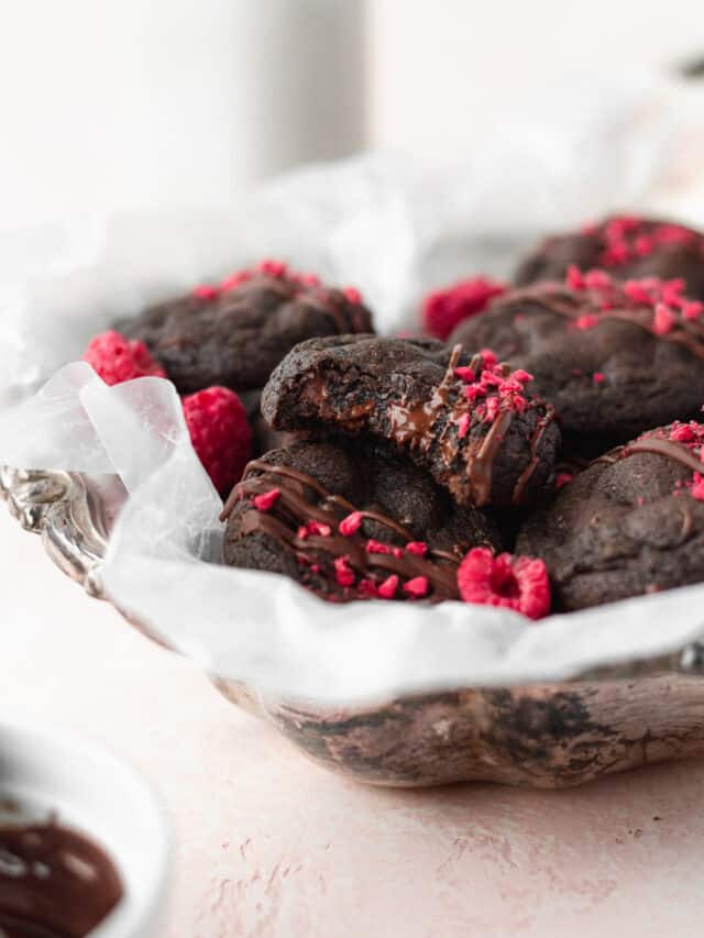 The BEST Double Chocolate Chip Cookies