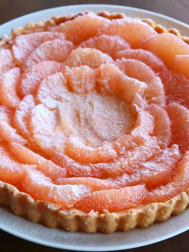 Easy Grapefruit Curd Tart