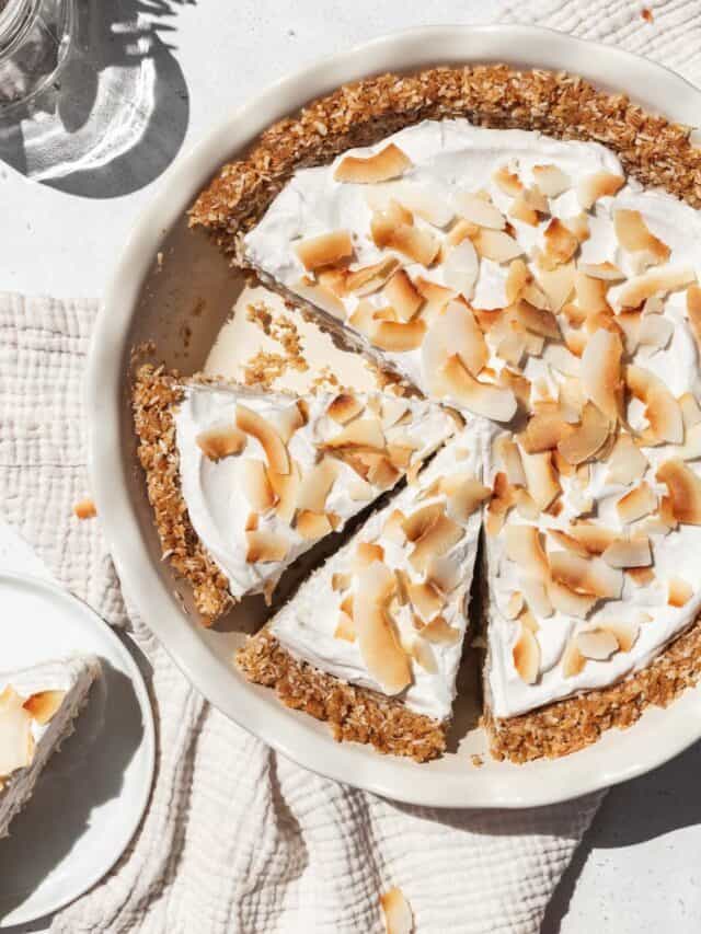 Healthy Coconut Cream Pie