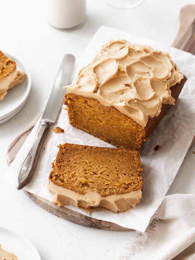 Maple Glazed Sweet Potato Cake