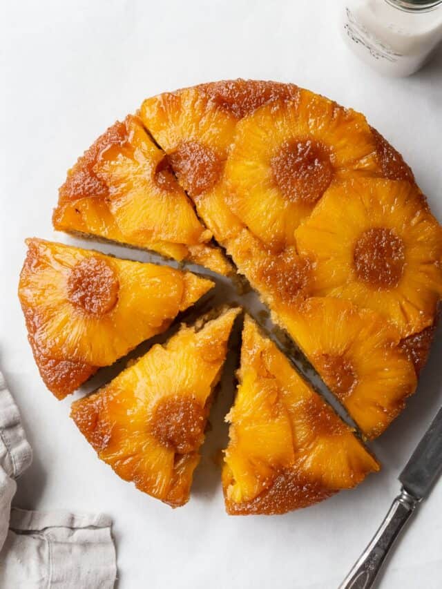 Fresh Pineapple Upside Down Cake