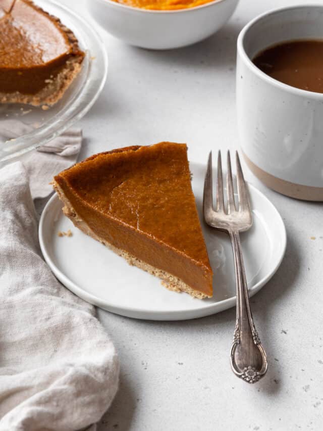 Vegan Pumpkin Pie Recipe