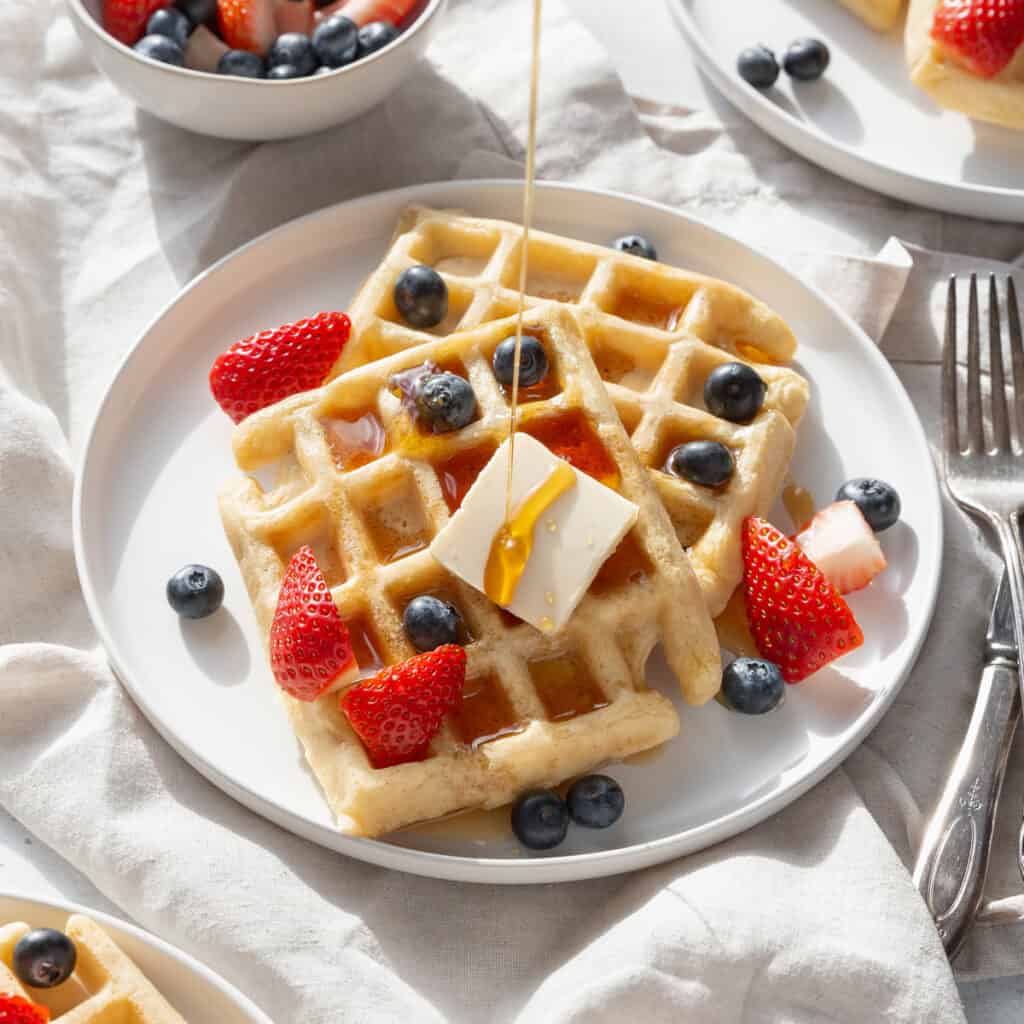 Gluten-Free Waffles - Little Curly Kitchen